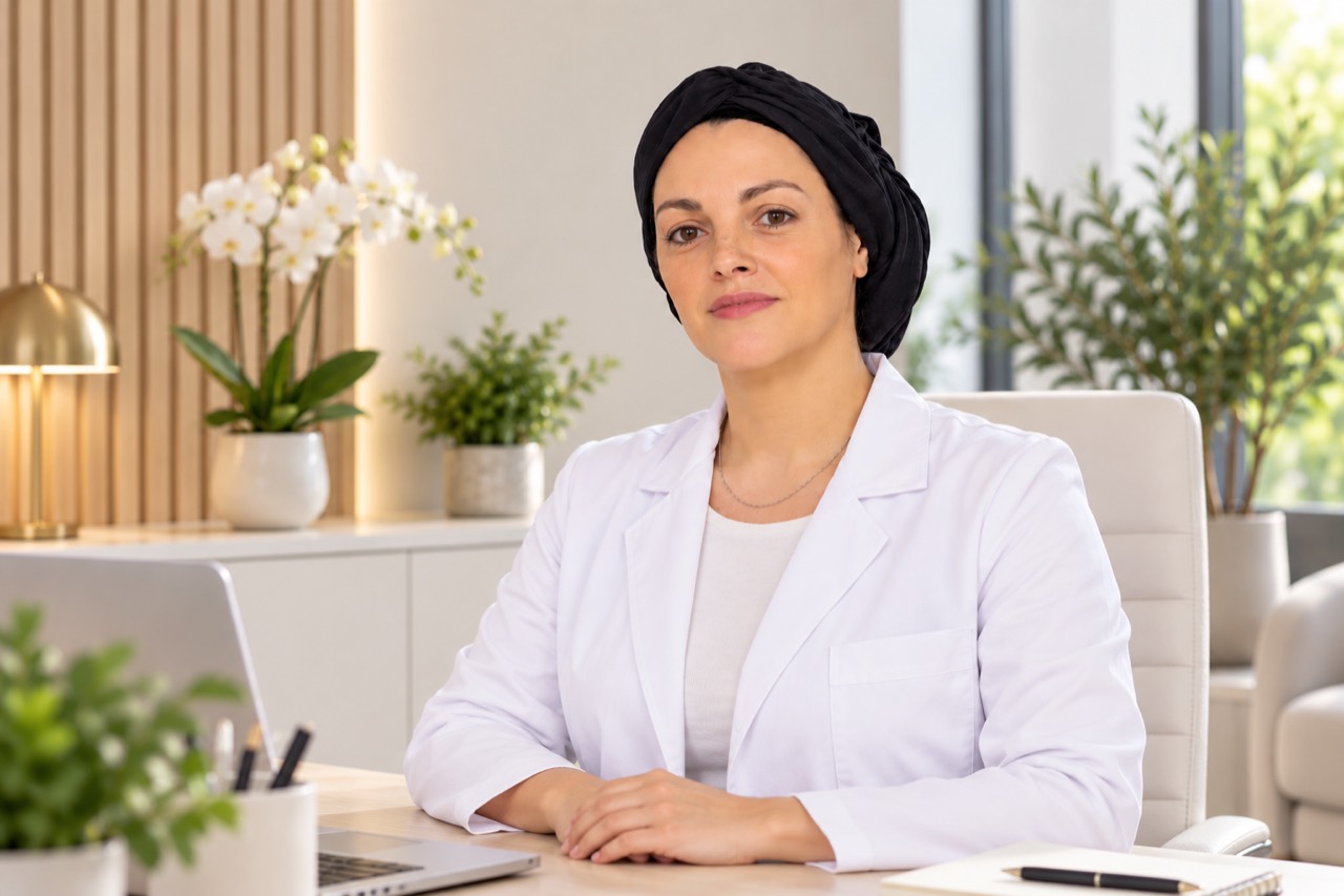 Priscillia Ouaknine, diététicienne, à son bureau